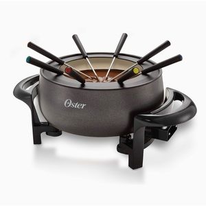 Oster 3 Quart Electric Fondue Pot- dura ceramic, easy clean. New in box.